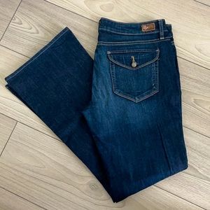 PAIGE JEANS WIDE BOOT CUT W30